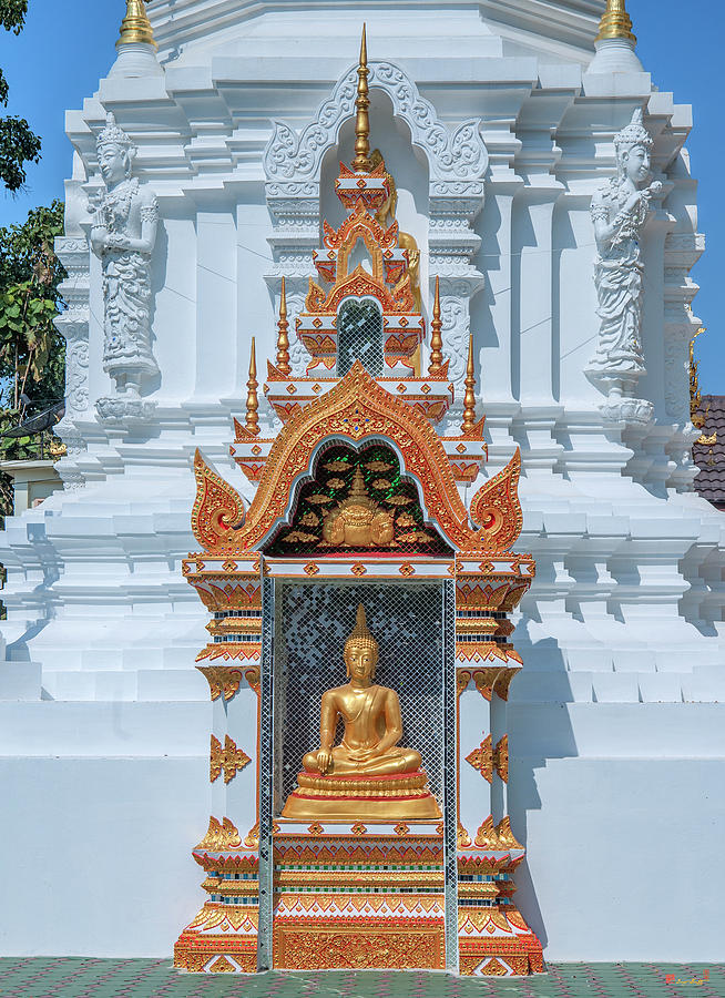 Wat Mae San Pa Daet Phra That Chedi Buddha Shrine DTHLU0219 Photograph by Gerry Gantt