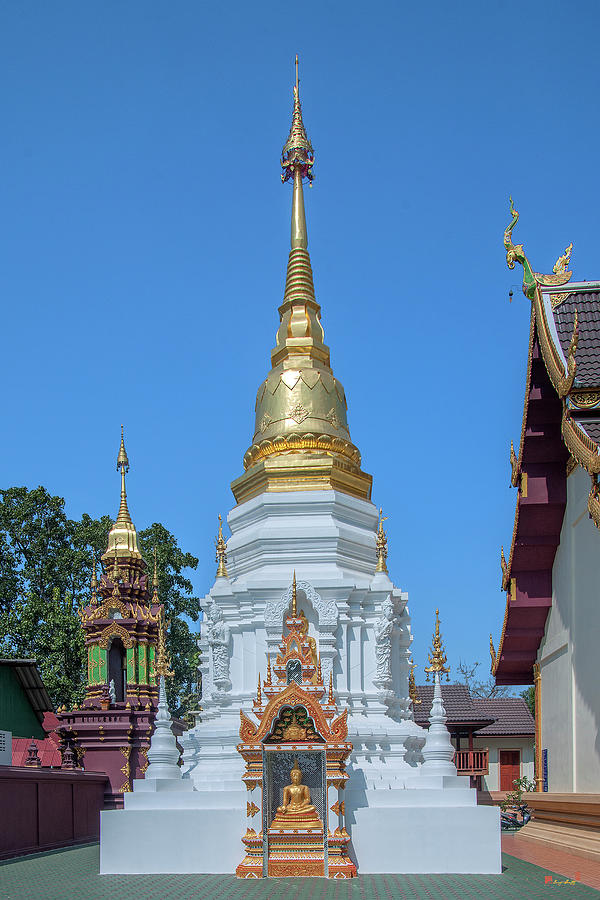 Wat Mae San Pa Daet Phra That Chedi DTHLU0218 Photograph by Gerry Gantt