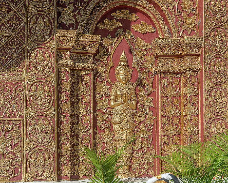 Wat Mahawan Phra Wihan Angel DTHCM1173 Photograph by Gerry Gantt