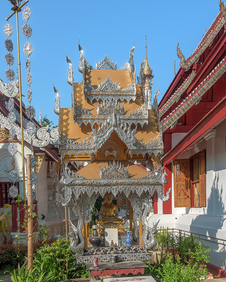 Wat Mahawan Spirit House DTHCM1184 Photograph by Gerry Gantt