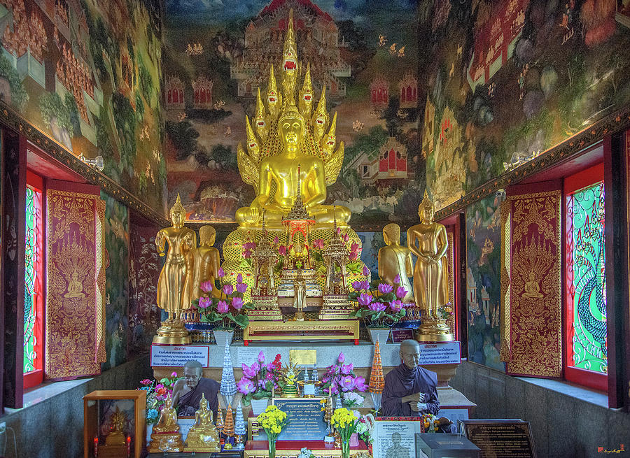 Wat Nak Prok Phra Wihan Interior DTHB1867 Photograph by Gerry Gantt