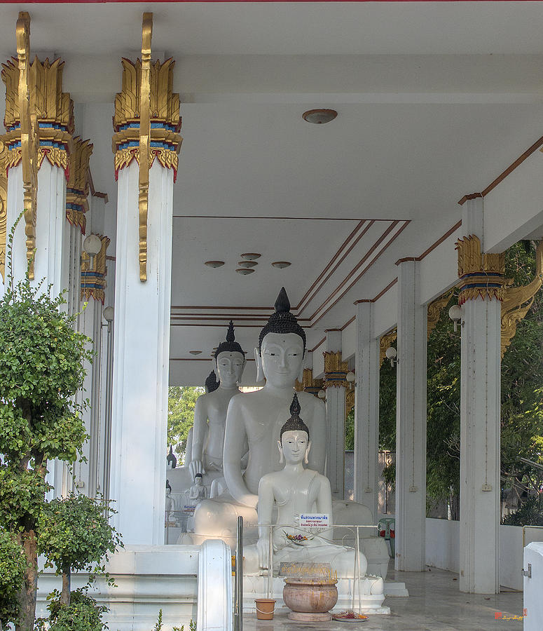 Wat Nakon Sawan Phra Wihan Buddha Images DTHNS0014 Photograph by Gerry Gantt