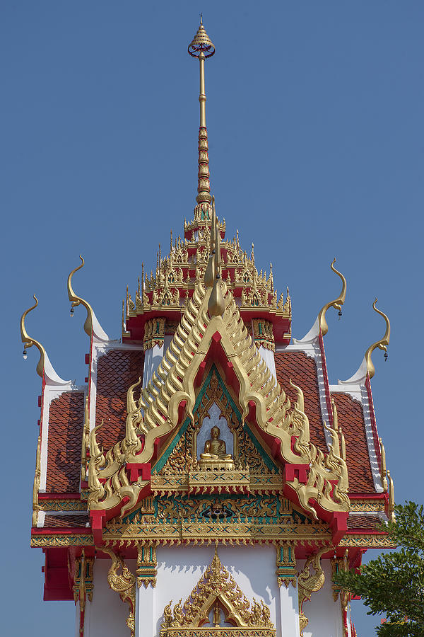Wat Nong Yai Hall of Buddha Roof DTHCB0221 Photograph by Gerry Gantt