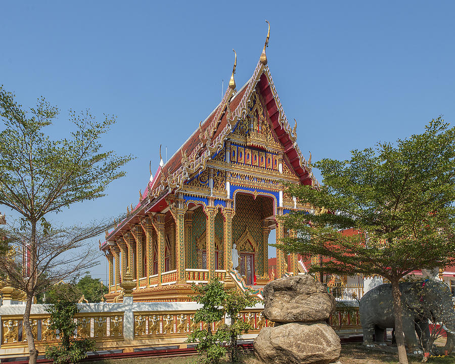 Wat Nong Yai Phra Ubosot DTHCB0207 Photograph by Gerry Gantt