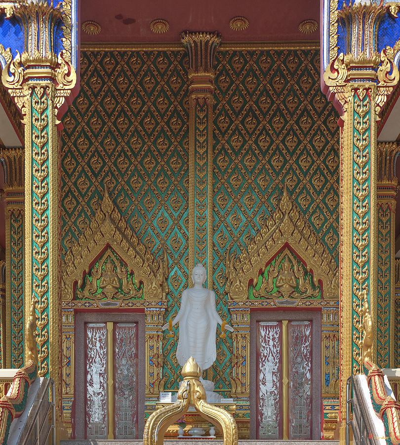 Wat Nong Yai Phra Ubosot Entrance DTHCB0213 Photograph by Gerry Gantt