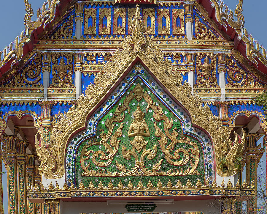 Wat Nong Yai Phra Ubosot Gate DTHCB0210 Photograph by Gerry Gantt