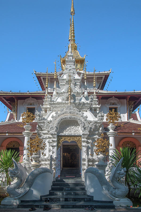 Wat Pa Dara Phirom Phra Chulamani Si Borommathat Entrance DTHCM1605 Photograph by Gerry Gantt