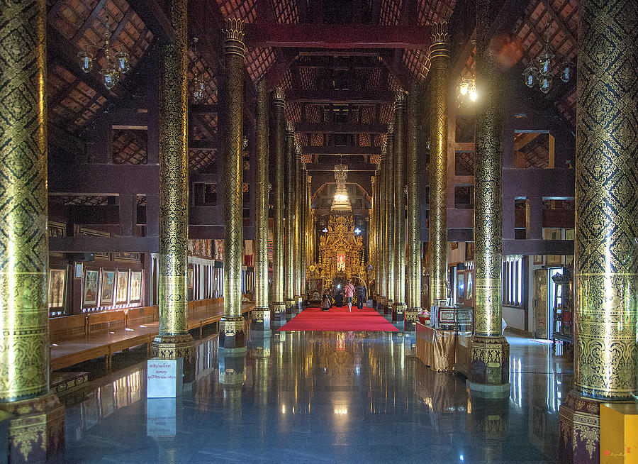 Wat Pa Dara Phirom Phra Wihan Interior DTHCM1615 Photograph by Gerry Gantt
