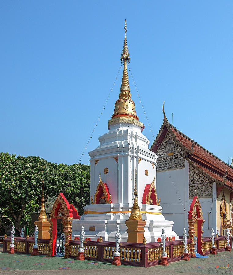 Wat Pa Koi Tai Phra That Chedi DTHCM1471 Photograph by Gerry Gantt