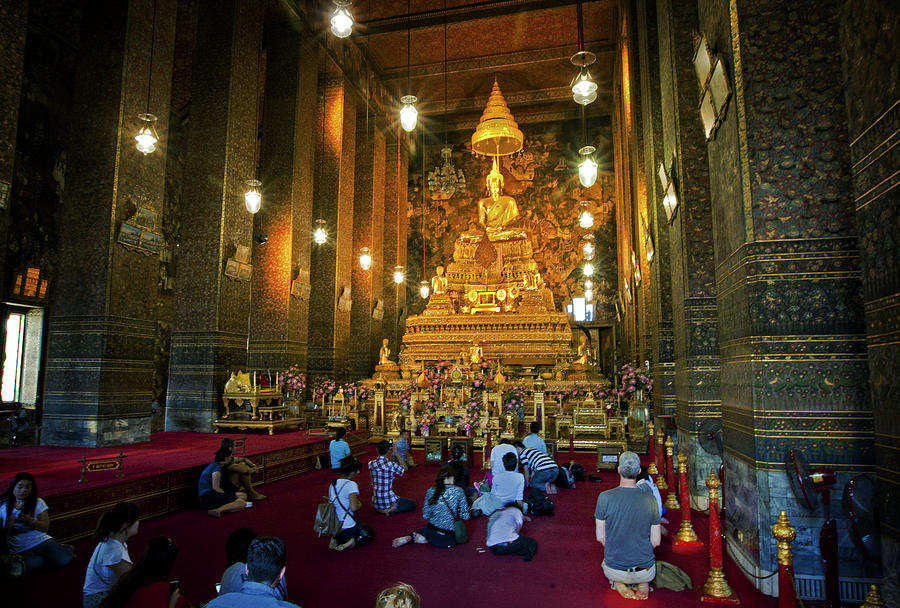 Wat Pho Photograph - Wat Pho Thailand 01 by Jamie Cain