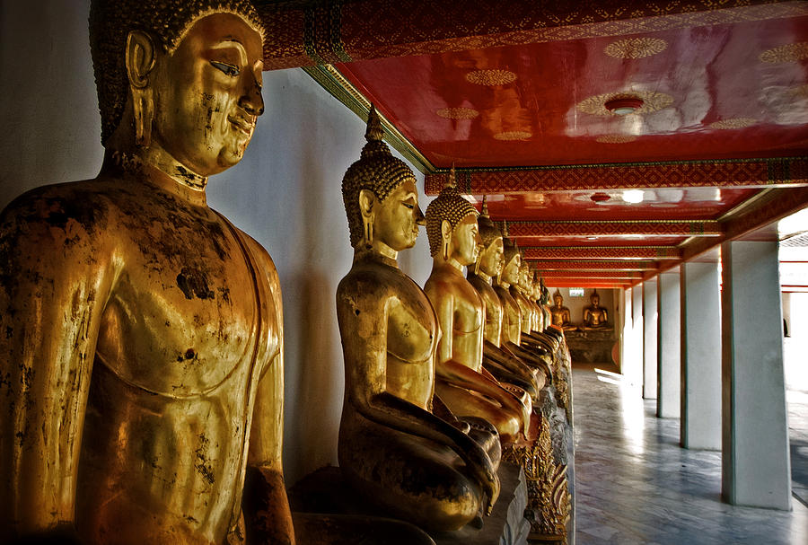 Buddha Photograph - Wat Pho Thailand  by Jamie Cain