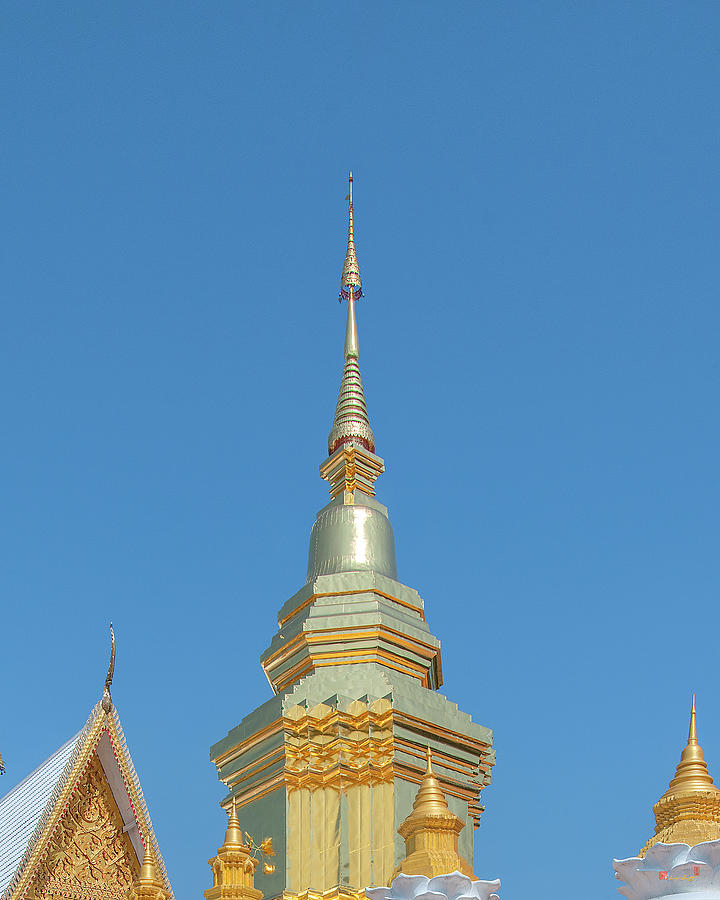 Wat Phra That Chom Kitti Chedi Phra That Chom Kitti Pinnacle DTHCM1951 Photograph by Gerry Gantt