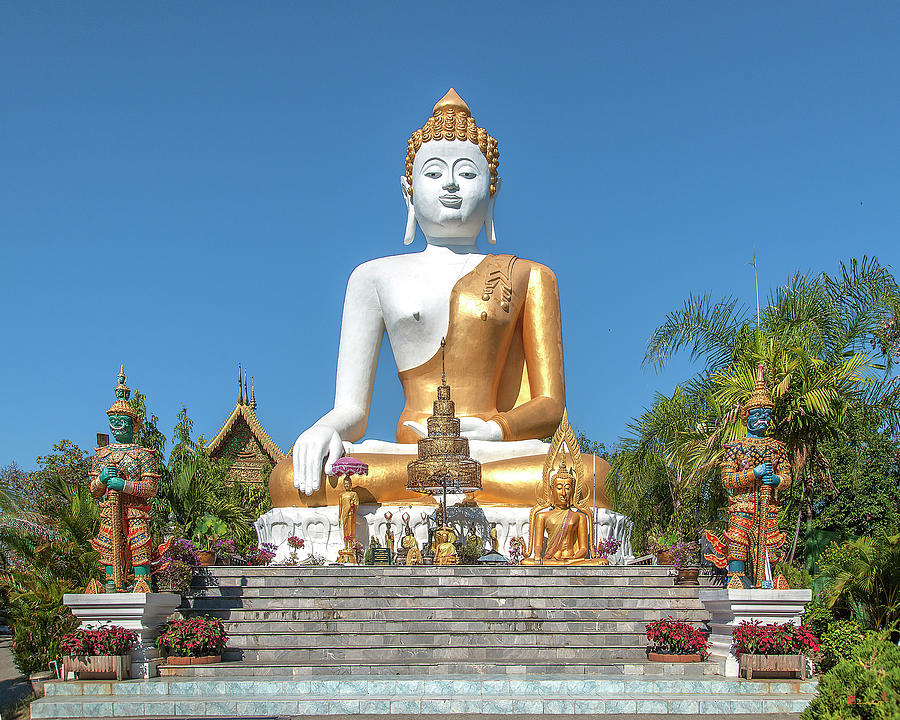 Wat Phra That Doi Kham Phra Buddha Napeesipinkarat DTHCM2372 Photograph by Gerry Gantt