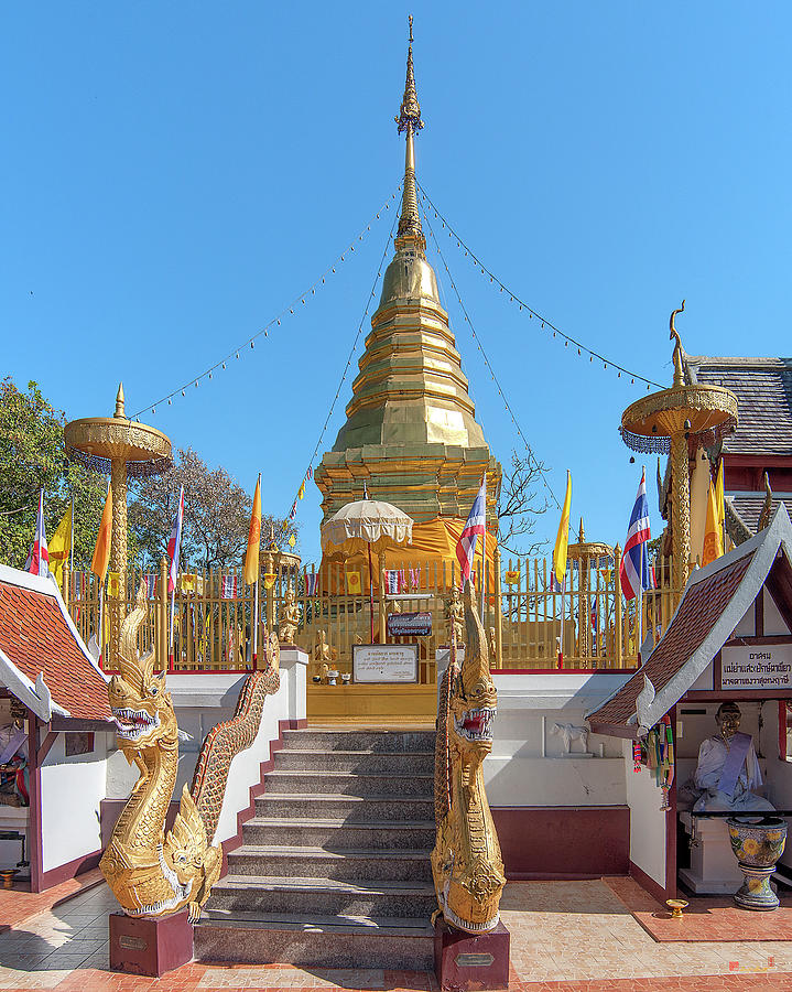 Wat Phra That Doi Kham Phra Chedi DTHCM2365 Photograph by Gerry Gantt