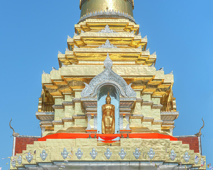 Wat Phra That Doi Saket Phra That Chedi Buddha DTHCM2168 Photograph by Gerry Gantt