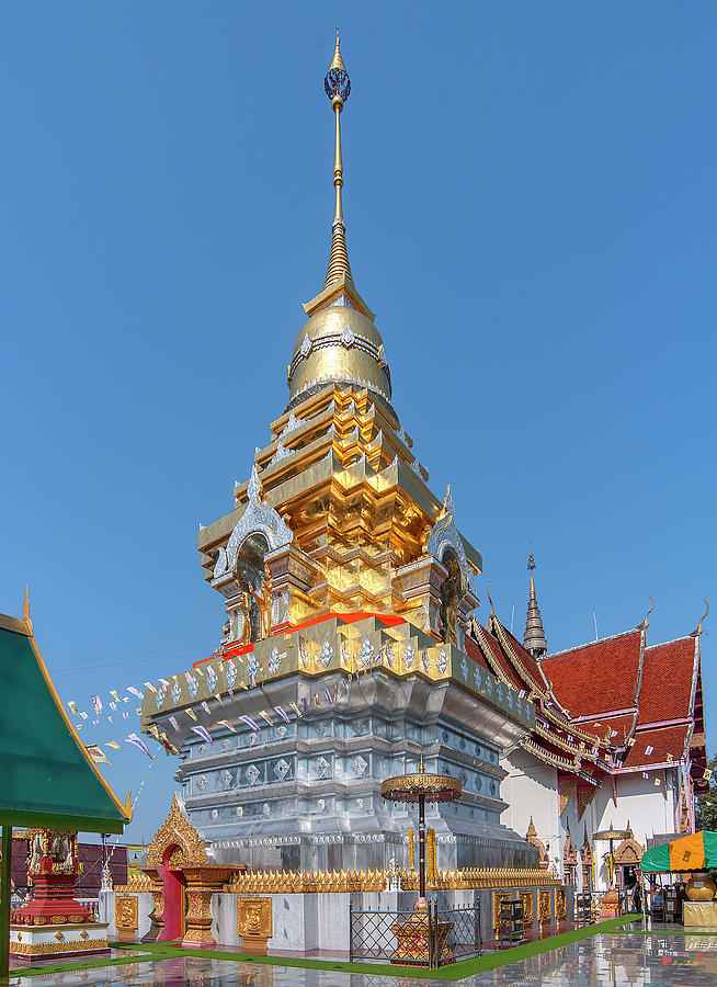 Wat Phra That Doi Saket Phra That Chedi DTHCM2176 Photograph by Gerry Gantt