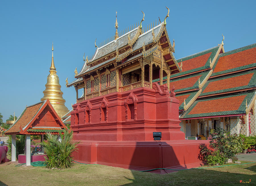 Wat Phra That Hariphunchai  Ho Tham DTHLU0039 Photograph by Gerry Gantt