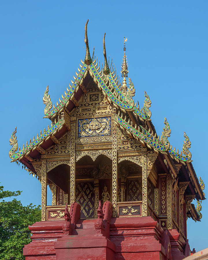Wat Phra That Hariphunchai  Ho Tham DTHLU0041 Photograph by Gerry Gantt