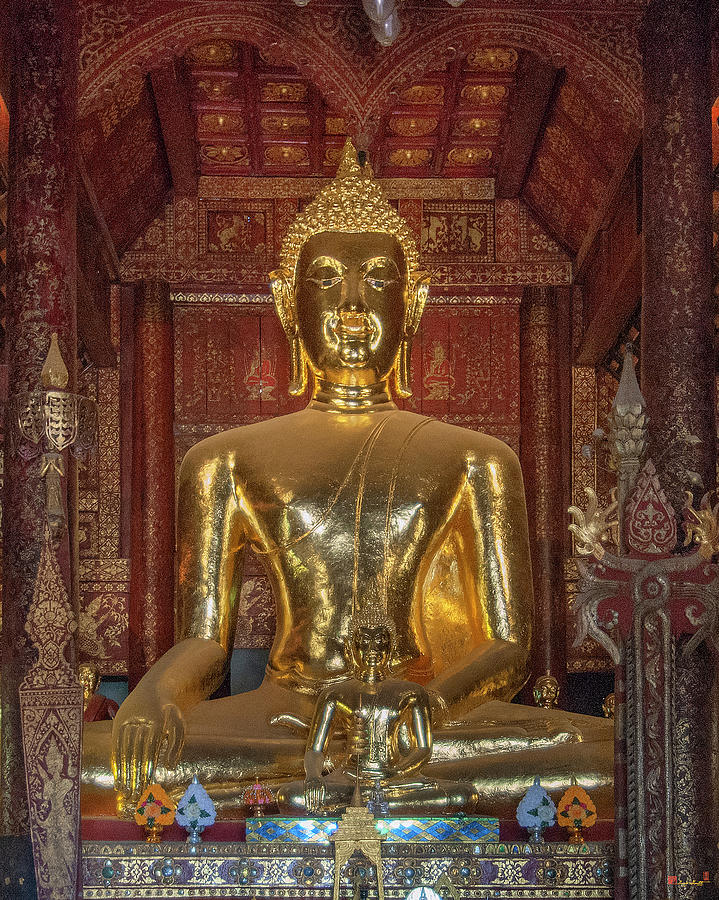 Wat Phra That Lampang Luang Wihan Lai Kham Phra Chao Phra Buddha DTHLA0051 Photograph by Gerry Gantt