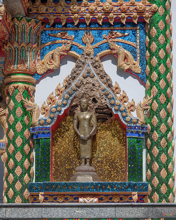 Wat Phratat Chom Taeng Phra Ubosot Buddha Image Niche DTHCM1693 Photograph by Gerry Gantt