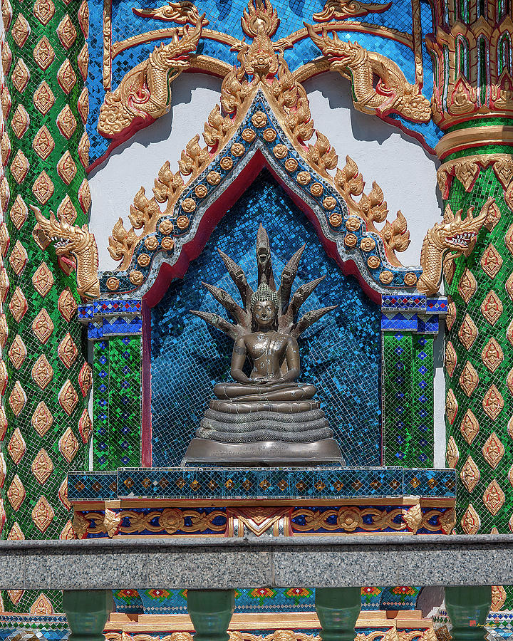 Wat Phratat Chom Taeng Phra Ubosot Buddha Image Niche DTHCM1694 Photograph by Gerry Gantt