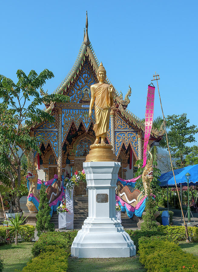 Wat Piyaram Phra Wihan Standing Buddha DTHCM1226 Photograph by Gerry Gantt