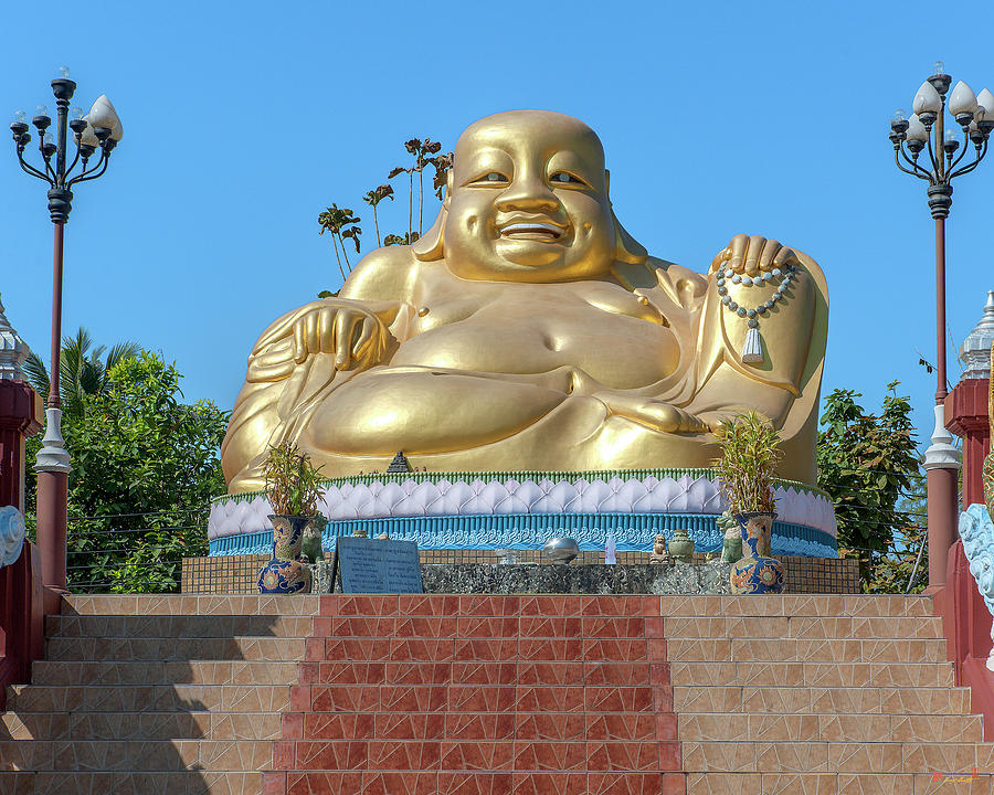 Wat Piyaram Wealth Luck Buddha Shrine DTHCM1233 Photograph by Gerry Gantt
