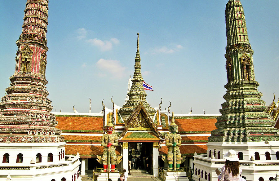 Buddha Photograph - Wat Po Bangkok Thailand 13 by Douglas Barnett