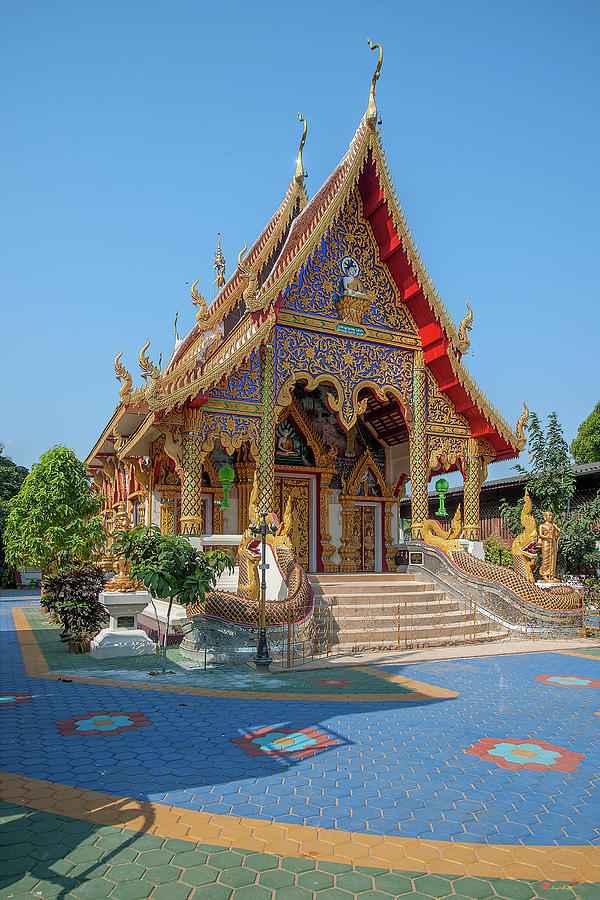 Wat Rong Oa Phra Wihan DTHCM1438 Photograph by Gerry Gantt