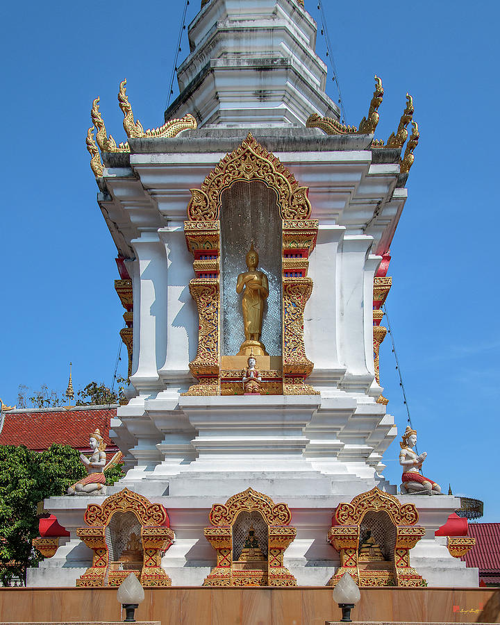 Wat Rong Sao Phra That Chedi Buddha Niche DTHLU0174 Photograph by Gerry Gantt