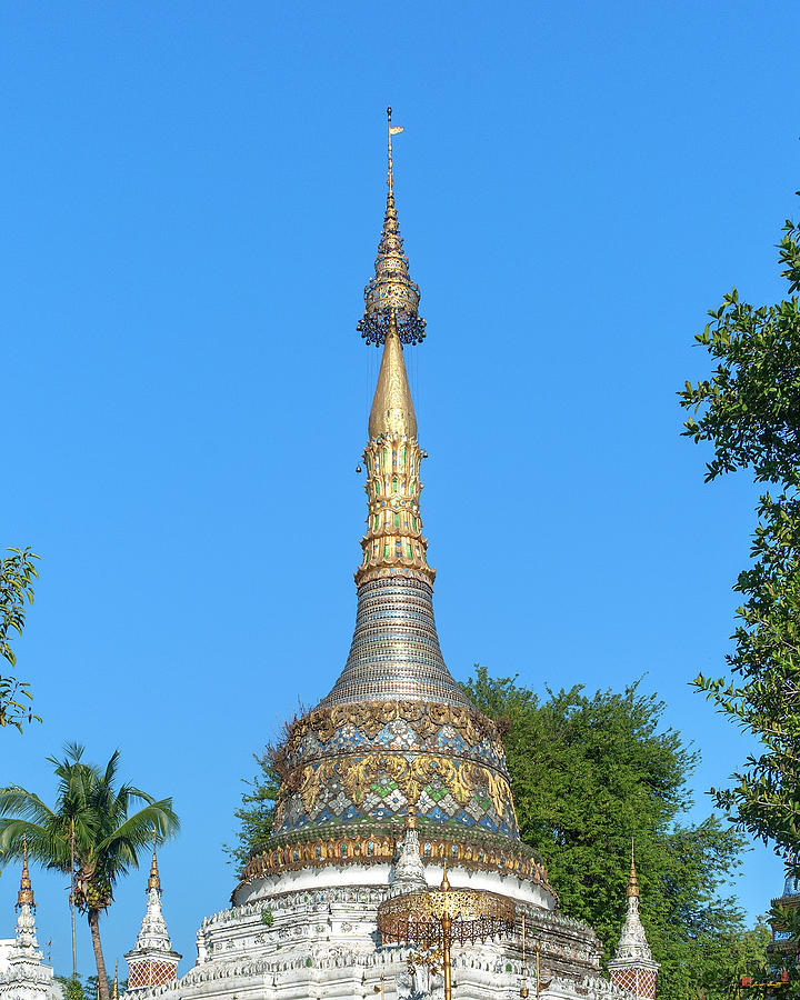 Wat Saen Fang Phra Chedi Pinnacle DTHCM1126 Photograph by Gerry Gantt