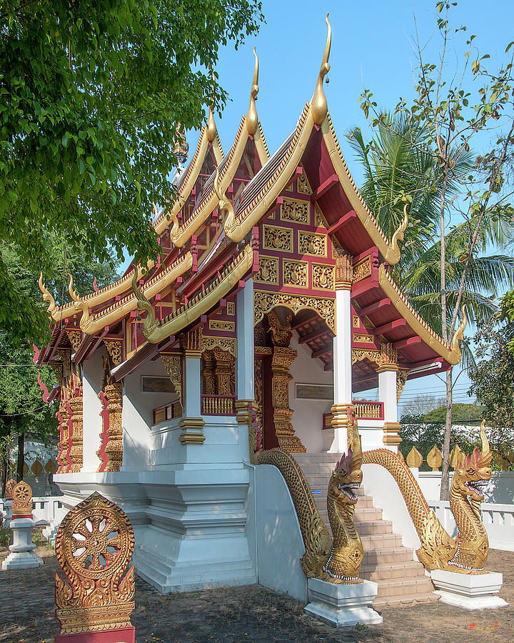 Wat San Sai Ton Kok Phra Ubosot DTHCM1400 Photograph by Gerry Gantt