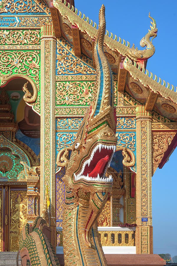 Wat Si Lom Phra Wihan Naga DTHCM1010 Photograph by Gerry Gantt