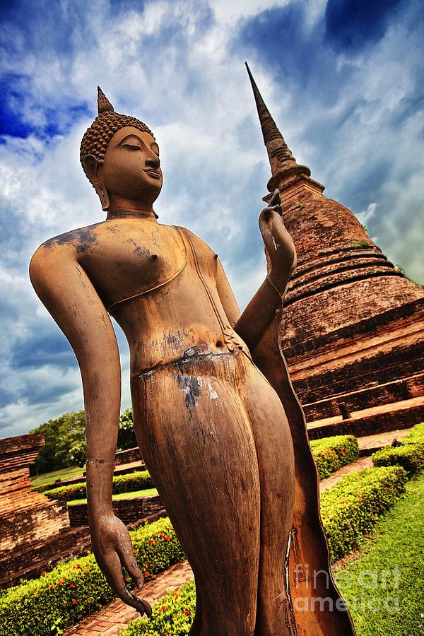 Wat Sra Sri in Sukhothai Thailand Southeast Asia Photograph by Sam Antonio