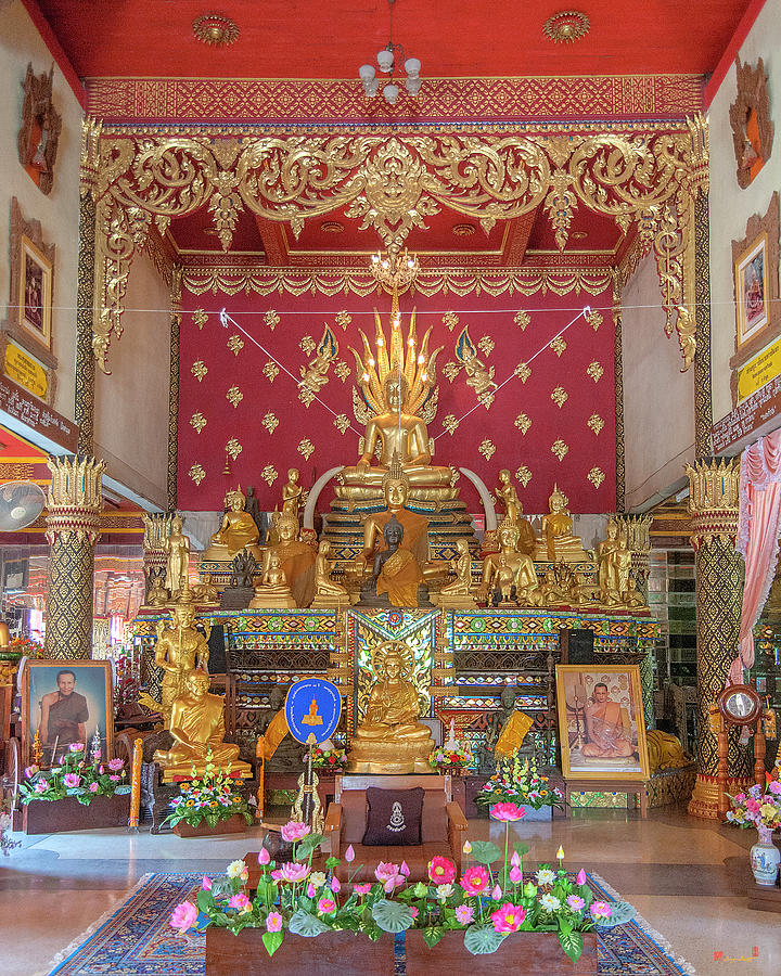 Wat Thung Luang Phra Wihan Buddha Images DTHCM2106 Photograph by Gerry Gantt