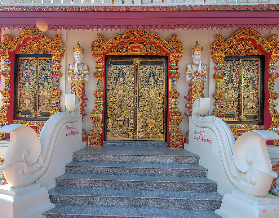 Wat Tong Kai Bell Tower Entrance DTHCM2346 Photograph by Gerry Gantt