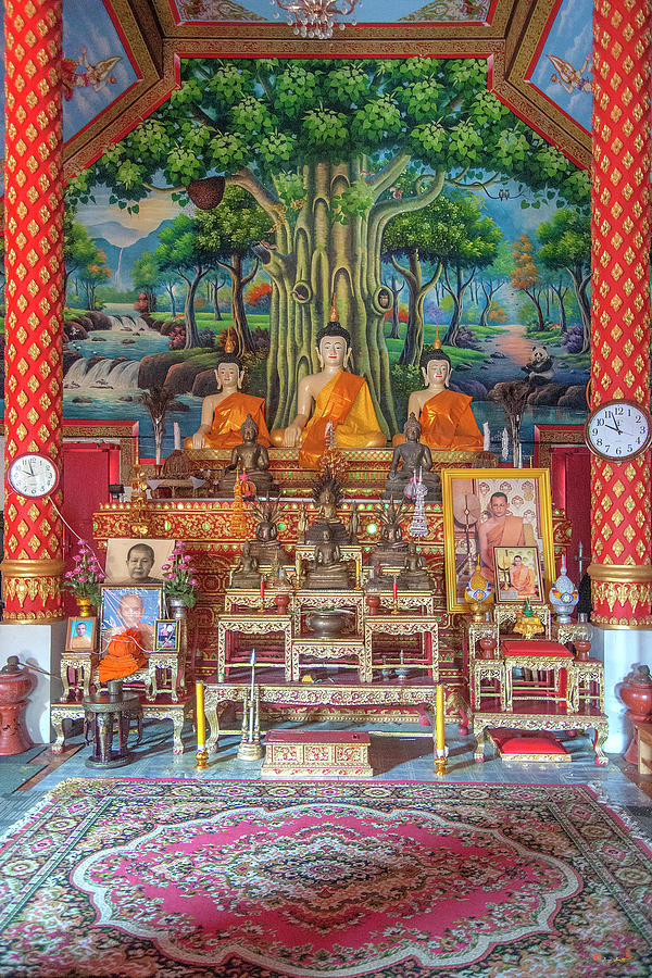 Wat Wichit Wari Phra Wihan Buddha Images DTHCM1754 Photograph by Gerry Gantt