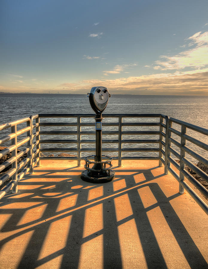 Pier Photograph - Watching Over The Bay by Gary Slawsky