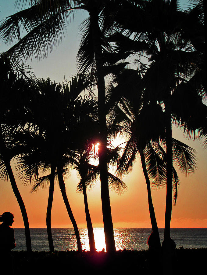 Watching The Hawaiian Sunset 2 Photograph