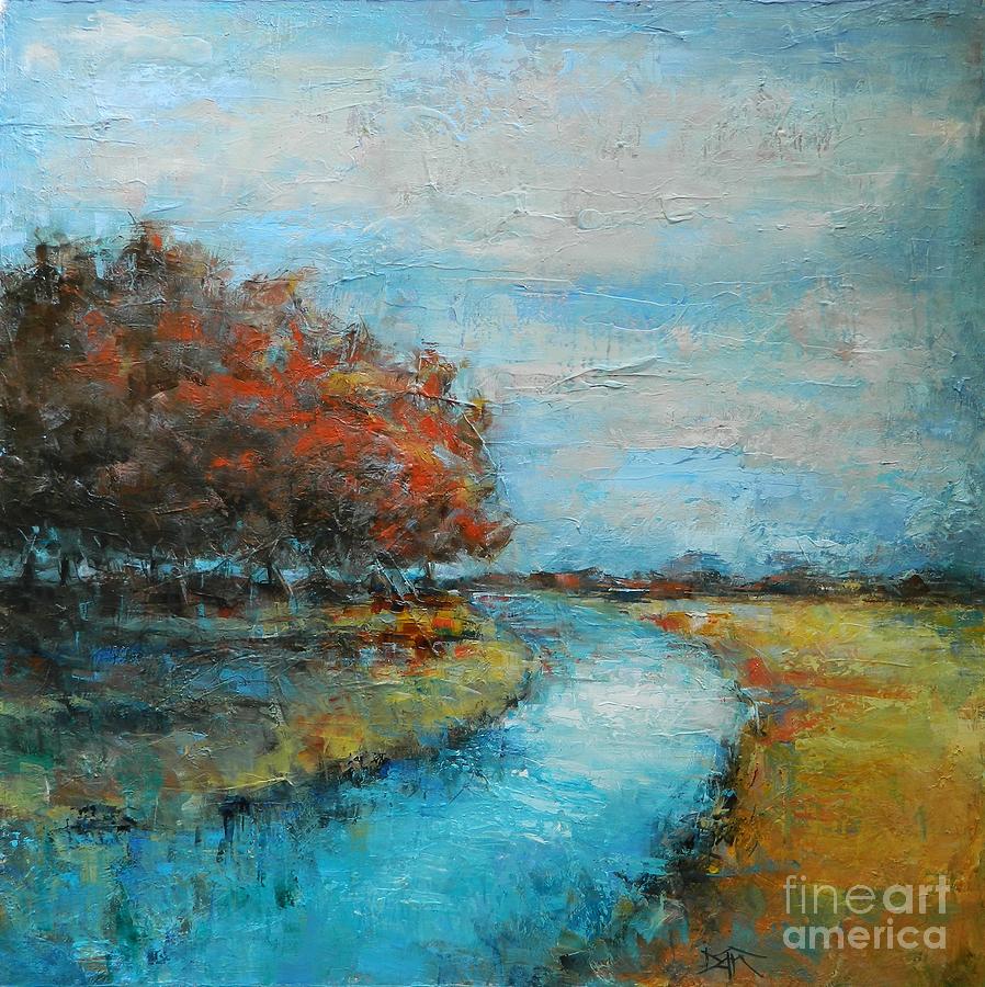 Watching the River Run Painting by Dan Campbell