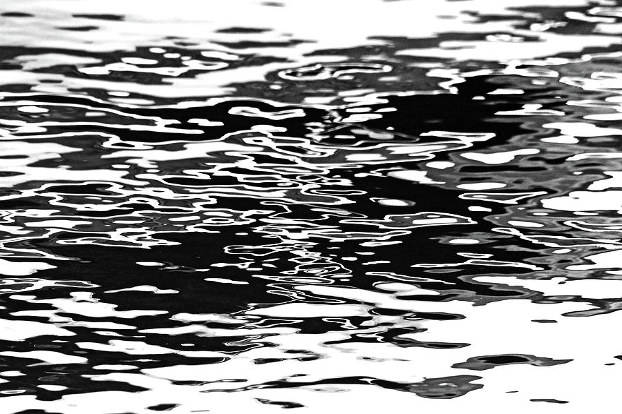 Water Abstract Black And White Photograph by Debbie Oppermann