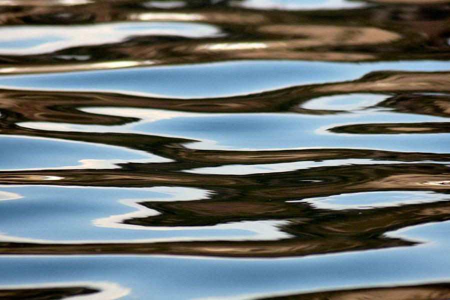 Abstract Photograph - Water Abstract Okanagan Lake by Tiffany Vest