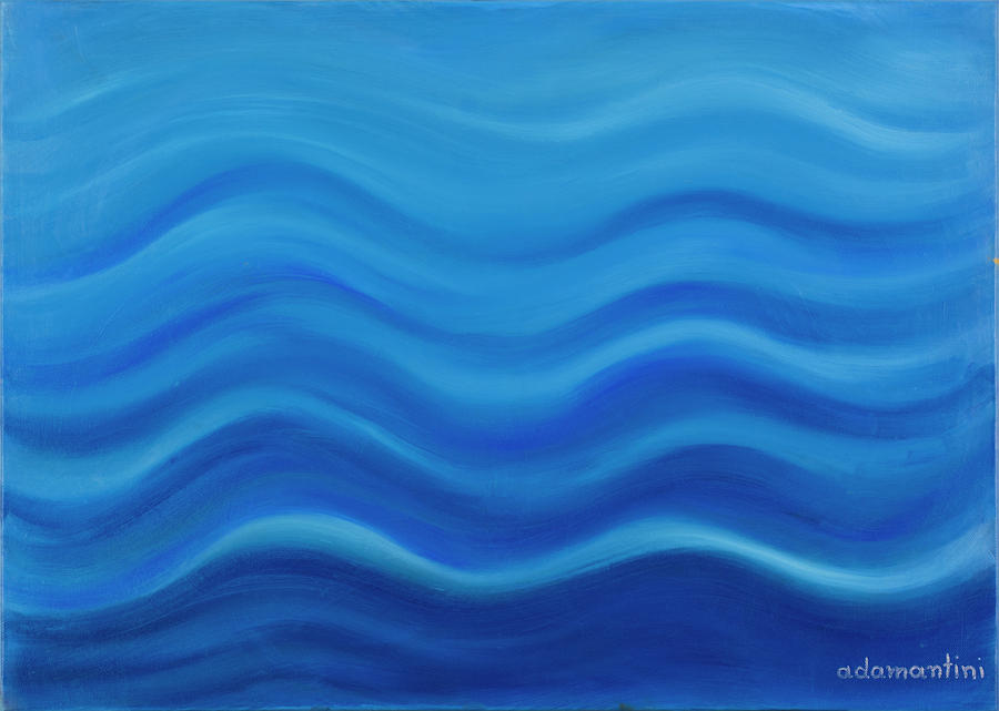 Water Painting - Water by Adamantini Feng shui Water Painting - Water by Adamantini Feng shui