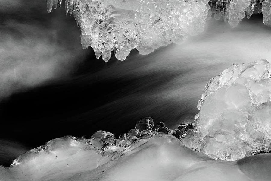 Water And Ice Photograph by Stephen Holst
