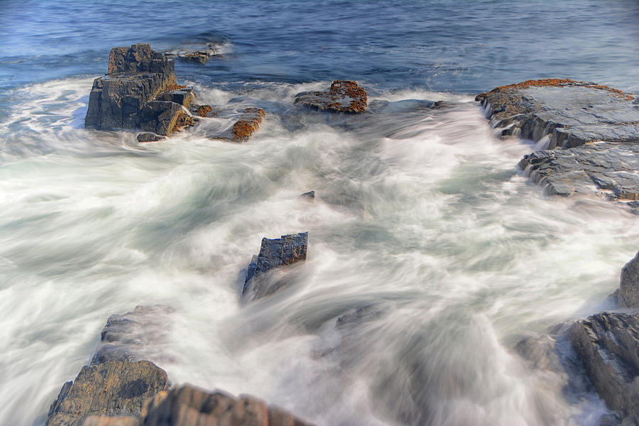 Water and Rocks Photograph by Raymond Salani III
