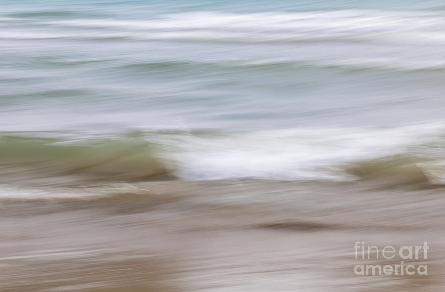 Water and sand abstract 4 Photograph by Elena Elisseeva