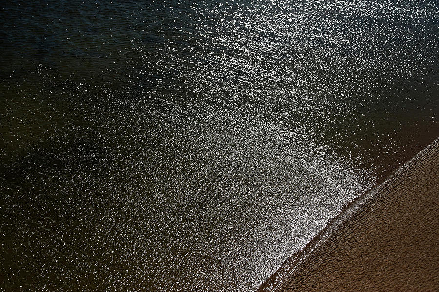 Abstract Photograph - Water and Sand by Miroslava Jurcik