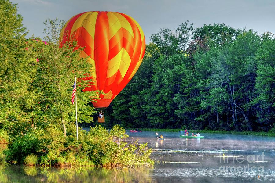 Water and the Balloon Photograph by Steve Brown