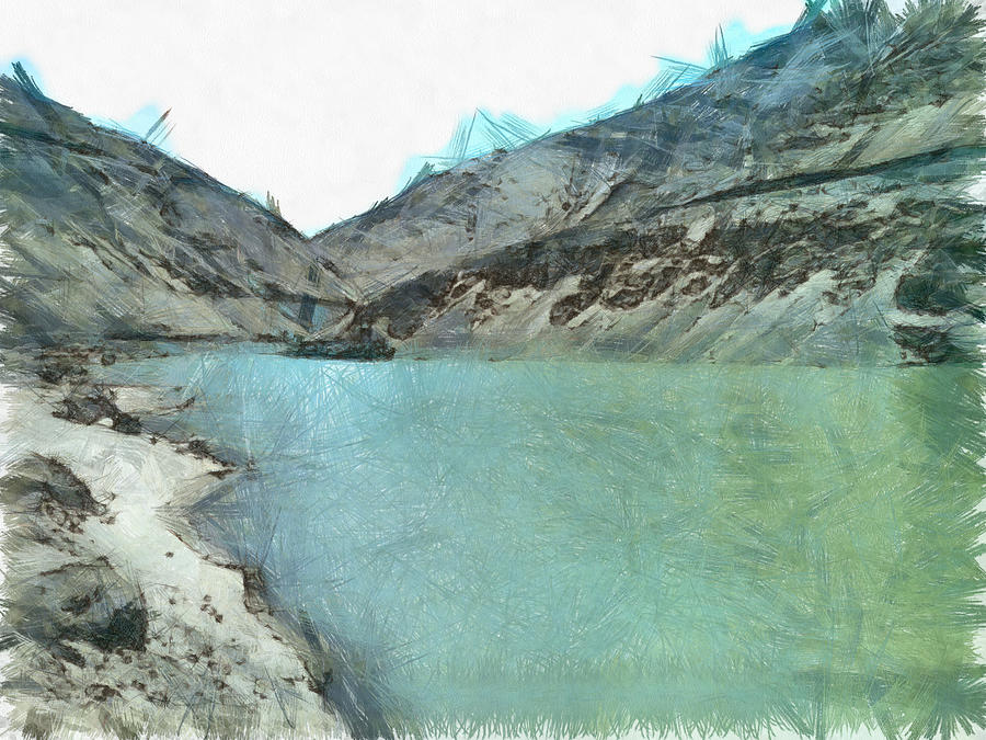 Water body in the Himalayas Photograph by Ashish Agarwal