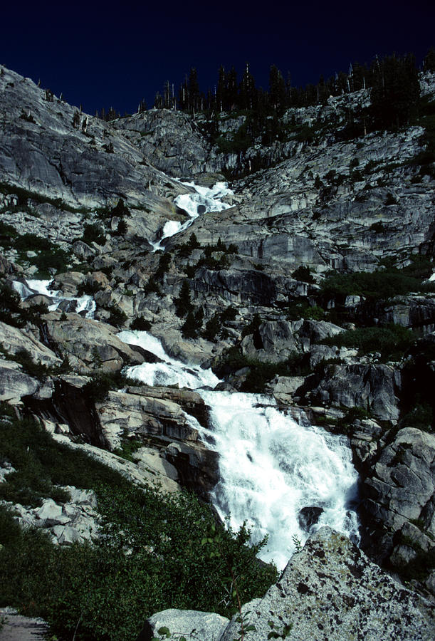 Sequoia National Park Photograph - Water Cascades Down The Mountain by Stacy Gold Sequoia National Park Photograph - Water Cascades Down The Mountain by Stacy Gold
